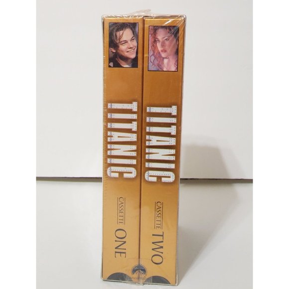 Titanic VHS 1998 2-Tape Set Widescreen Edition NEW SEALED THX Digitally Mastered - Picture 5 of 5